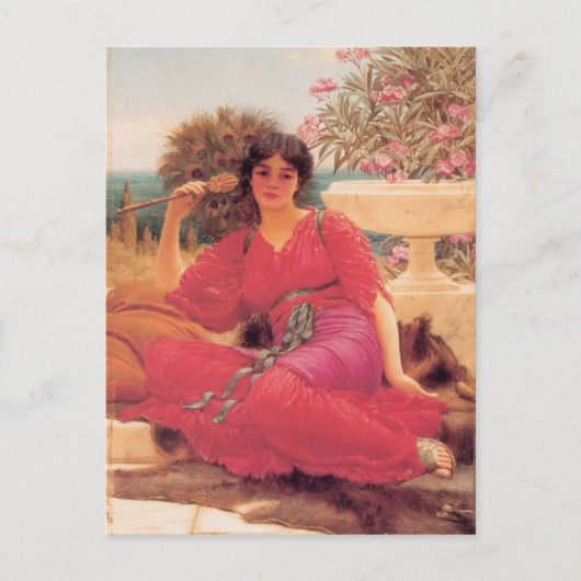 John William Godward- Flabellifera Briefkaart (Voorkant)