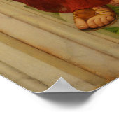 John William Godward: Het signaal, de blik aan zee Poster (Hoek)