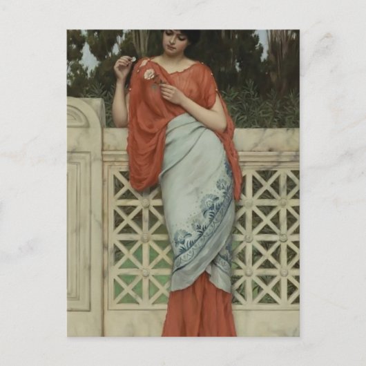 John William Godward.. hij houdt van me, hij houdt Briefkaart (Voorkant)