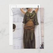 John William Godward- Ianthe Briefkaart (Voorkant / Achterkant)