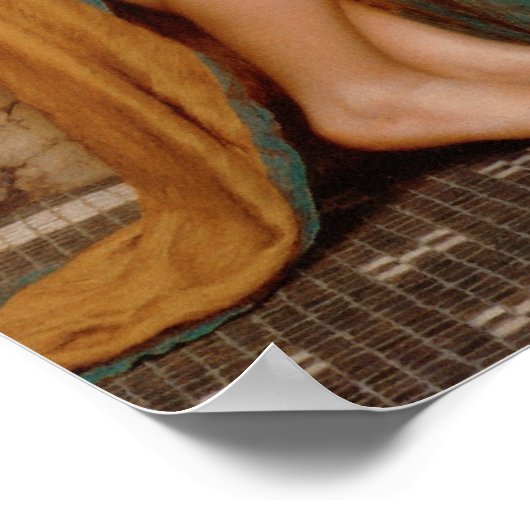 John William Godward - In het Tepidarium Poster (Hoek)