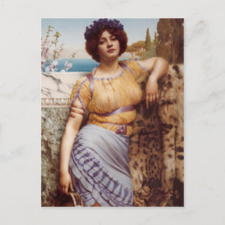 John William Godward - Ionisch dansend meisje Briefkaart