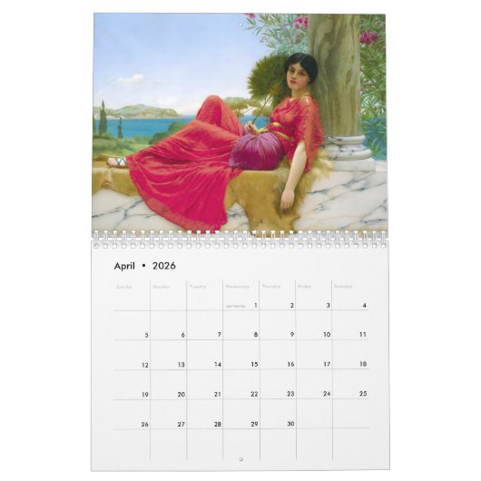 John William Godward Kunstkalender Kalender (Apr 2026)