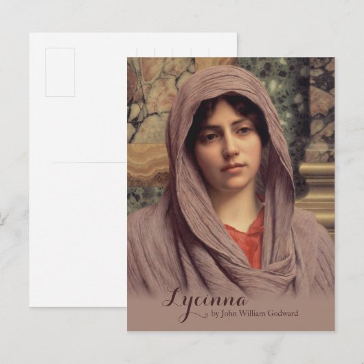 John William Godward Lycinna CC0031 Briefkaart (Voorkant / Achterkant)