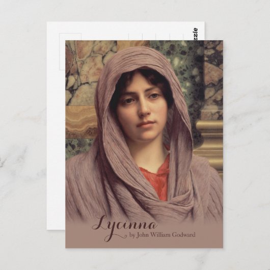 John William Godward Lycinna CC0031 Briefkaart (Voorkant / Achterkant)