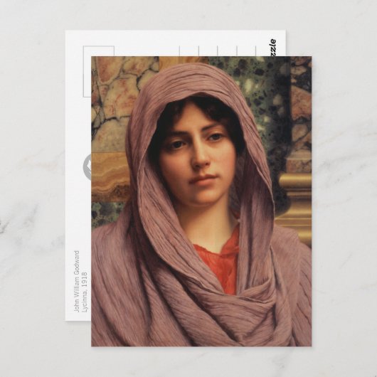 John William Godward Lycinna CC0625 Briefkaart (Voorkant / Achterkant)