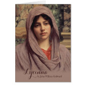 John William Godward Lycinna CC0885 Fine art card (Voorkant)