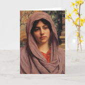 John William Godward- Lycinna Kaart (Gele Bloem)