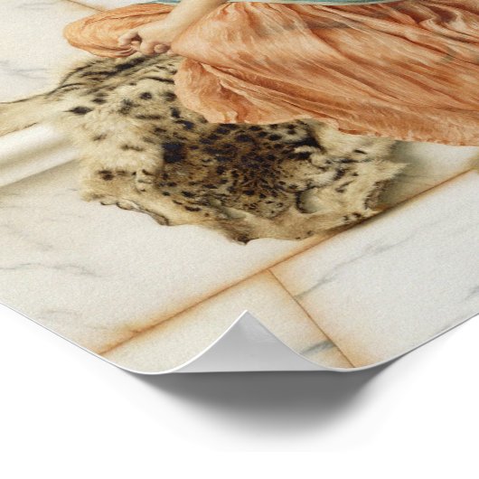 John William Godward - Reverie Poster (Hoek)