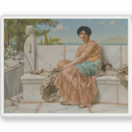 John William Godward - Reverie Sticker