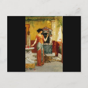 John William Godward- The Bouquet Briefkaart