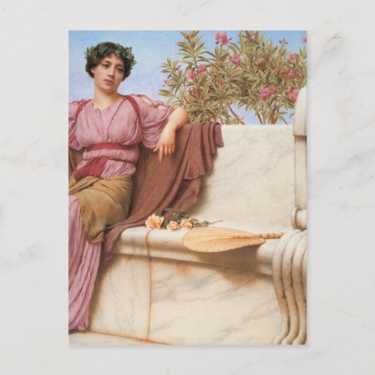 John William Godward - Tranquiliteit Briefkaart (Voorkant)