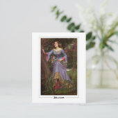 John William Waterhouse #10 - Kunstkaart Briefkaart (Staand voorkant)