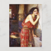 John William Waterhouse (1909) "Thisbe" Briefkaart (Voorkant)