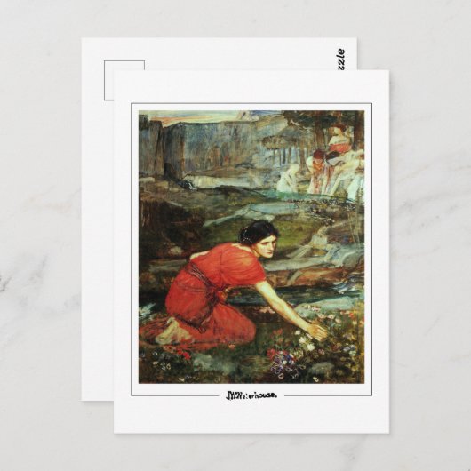 John William Waterhouse #7 - Fine Art Briefkaart (Voorkant / Achterkant)