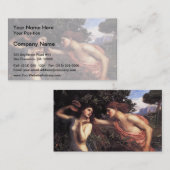 John William Waterhouse-Apollo en Daphne Visitekaartje (Voorkant / Achterkant)
