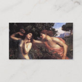 John William Waterhouse-Apollo en Daphne Visitekaartje (Achterkant)