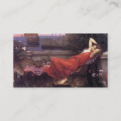 John William Waterhouse- Ariadne Visitekaartje (Achterkant)
