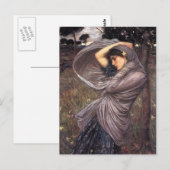 John William Waterhouse- Boreas Briefkaart (Voorkant / Achterkant)
