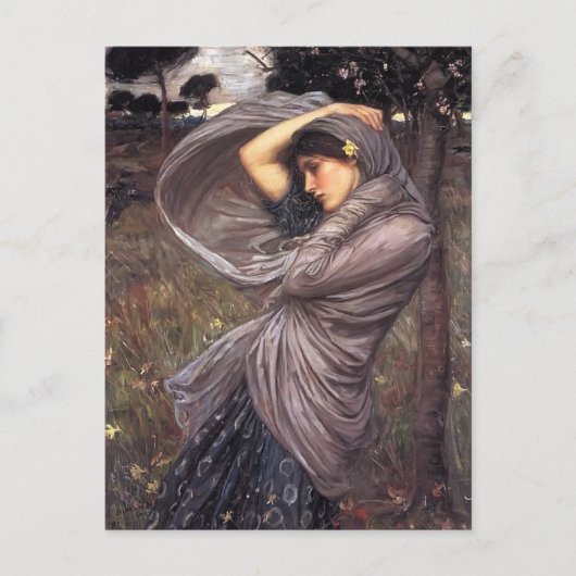 John William Waterhouse- Boreas Briefkaart (Voorkant)