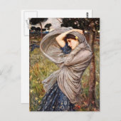 John William Waterhouse - Boreas Briefkaart (Voorkant / Achterkant)