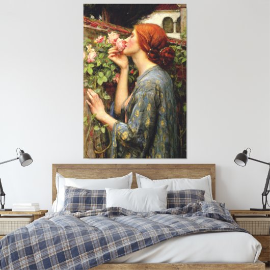 John William Waterhouse Canvas Afdruk (Insitu (Slaapkamer))