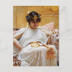 John William Waterhouse - Cleopatra Briefkaart