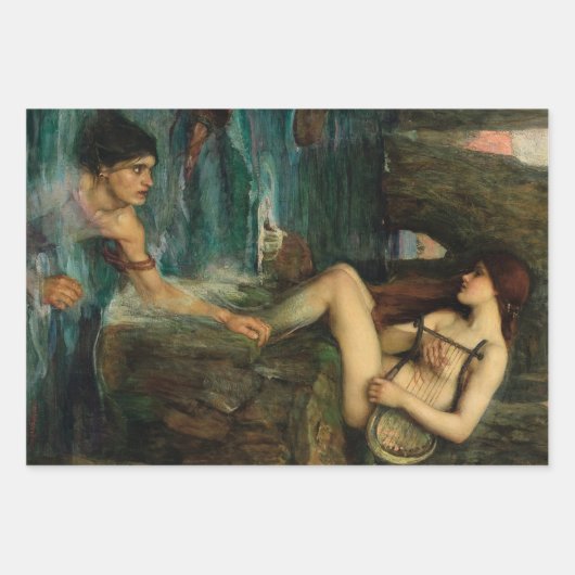 John William Waterhouse Collectie, Decoupage Inpakpapier Vel (Voorkant 3)