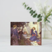 John William Waterhouse - De aankondiging Briefkaart (Staand voorkant)