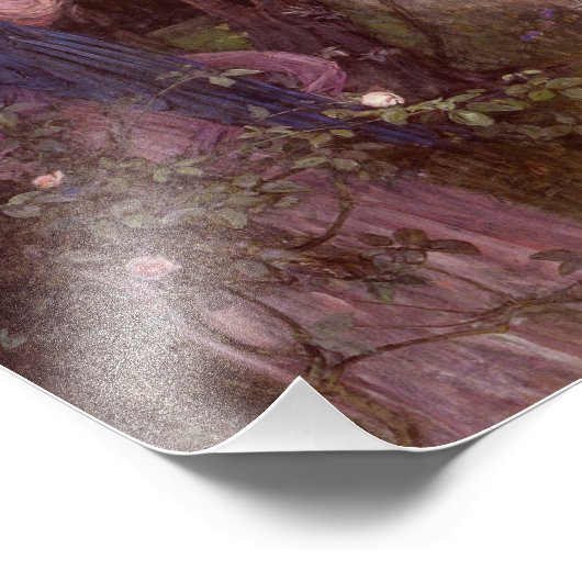 John William Waterhouse - De aankondiging Foto Afdruk (Hoek)