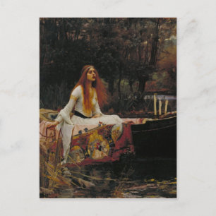 John William Waterhouse - De Dame van Shalott Briefkaart