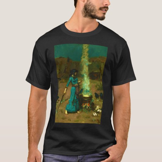 John William Waterhouse De Magie T-shirt (Voorkant)