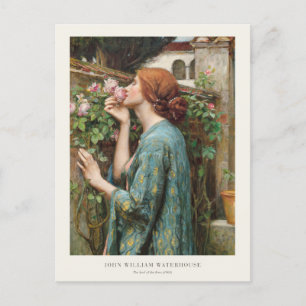 John William Waterhouse De ziel van het Roos 1908 Briefkaart