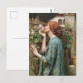 John William Waterhouse De ziel van het Roos 1908 Briefkaart (Voorkant / Achterkant)
