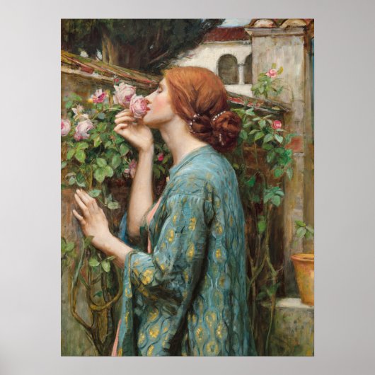 John William Waterhouse De ziel van het Roos 1908 Poster (Voorkant)
