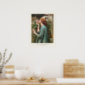 John William Waterhouse De ziel van het Roos 1908 Poster (Keuken)