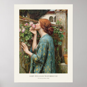 John William Waterhouse De ziel van het Roos 1908 Poster