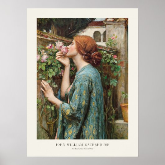 John William Waterhouse De ziel van het Roos 1908 Poster (Voorkant)