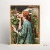 John William Waterhouse De ziel van het Roos 1908 Poster