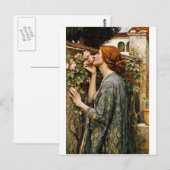 John William Waterhouse - de ziel van het Roos Briefkaart (Voorkant / Achterkant)