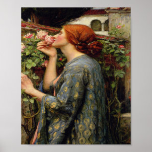 John William Waterhouse - de ziel van het Roos Poster
