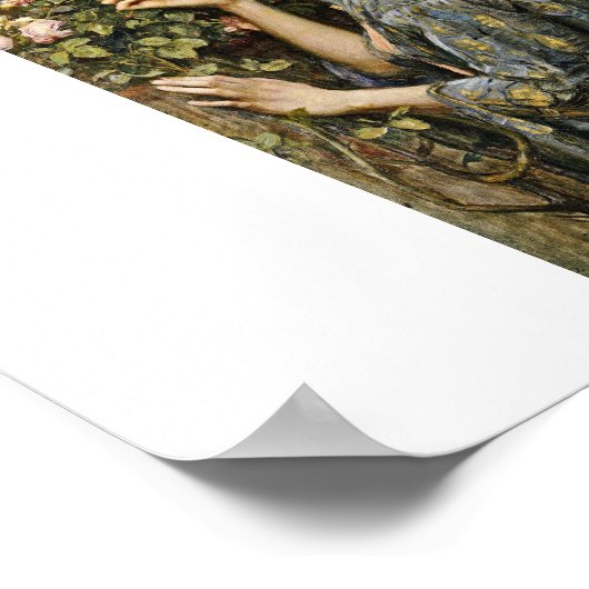 John William Waterhouse - de ziel van het Roos Poster (Hoek)