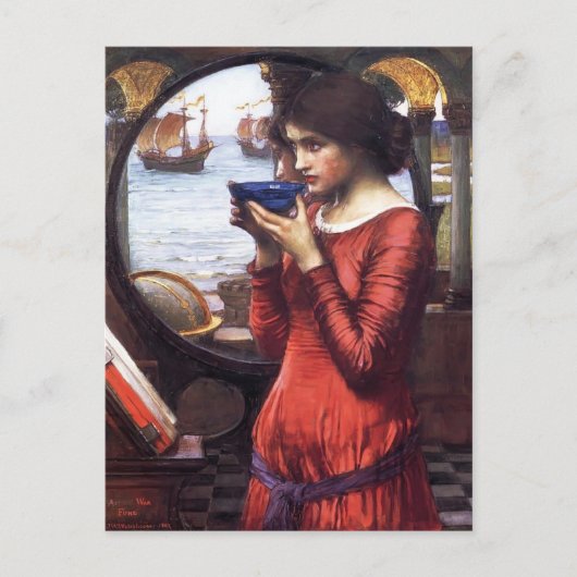 John William Waterhouse- Destiny Briefkaart (Voorkant)