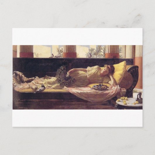 John William Waterhouse - Dolce far Niente Briefkaart (Voorkant)
