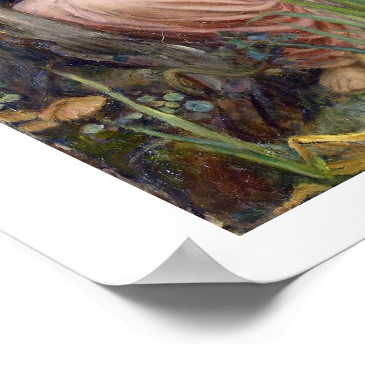 John William Waterhouse Echo en Narcissus Poster (Hoek)