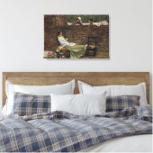John William Waterhouse - Goede buren Canvas Afdruk (Insitu (Slaapkamer))