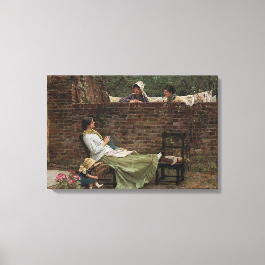 John William Waterhouse - Goede buren Canvas Afdruk (Voorkant)