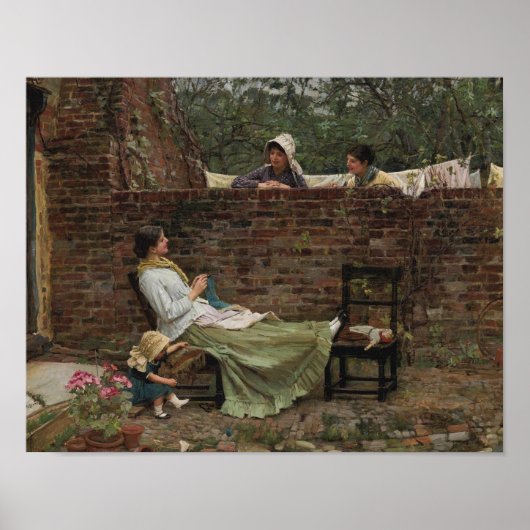 John William Waterhouse - Goede buren Poster (Voorkant)