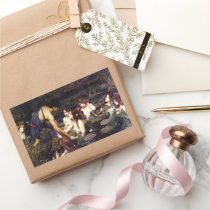 John William Waterhouse Hylas en de nimfen Rechthoekige Sticker