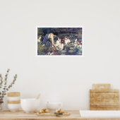 John William Waterhouse - Hylas en de Nymphs Poster (Keuken)